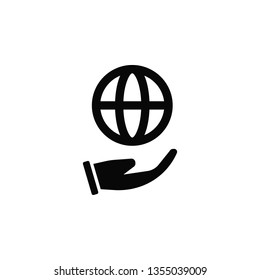 Internet, network, safe, share, icon, flat. Element of security for mobile concept and web apps illustration. Thin flat icon for website design and development, app. Vector icon