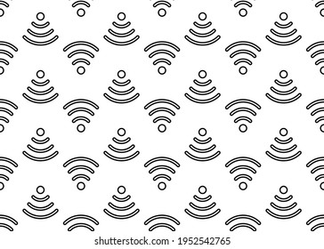 Internet network Seamless texture for design.