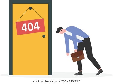 Aviso de rede da Internet 404 Página de Erro ou Arquivo não encontrado para página da Web. Página de erro da Internet ou problema não encontrado na rede. 404 erro presente por porta fechada.

