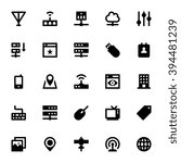 Internet, Networking and Communication Vector Icons 2
