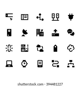 Internet, Networking and Communication Vector Icons 6