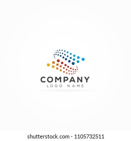 Internet Networking and Connecting Dots Logo