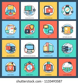 
Internet And Networking Icons 
