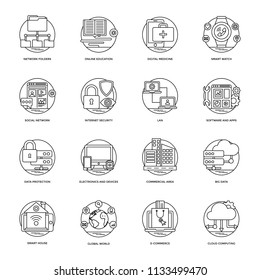 
Internet And Networking Icons 
