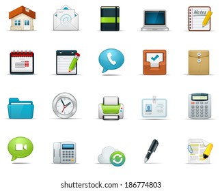 Internet & Office Icon Set