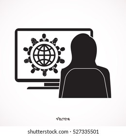 Internet Online Networking Global Communication Concept