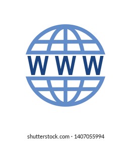 internet, online, www icon vector for apps and websites