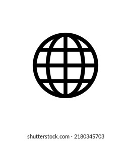 Internet With Outline Icon Vector