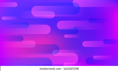 Internet Pattern. Minimalistic Style. Abstract Background Electricity. Abstract Blue, Purple Waves on the Dark. Retro Web Template.