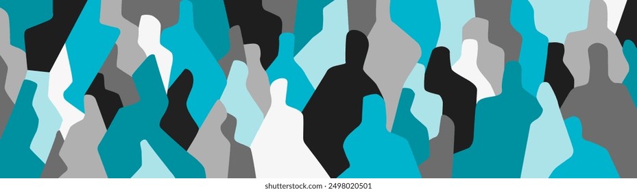 Internet people social network abstract  background , horizontal vector illustration