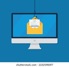 Internet-Phishing, Account-Hacking-Versuch während der Online-Zahlung - Hacker-Aktivität, Datendiebstahl, gehackte, gestohlene Anmeldedaten, Passwort, Kreditkartendaten - Cyber-Kriminalität und Security-Vektorkonzept