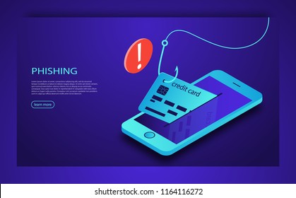  Internet Phishing, gehackte Anmeldung und Passwort. Hacking Kreditkarte oder persönliche Information Website. Cyber-Account-Angriff. Phishing-Betrug, Hacker-Angriff und Web-Sicherheit Konzept. Online-Betrug und Stehlen.