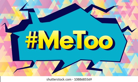 Internet protest hashtag MeToo, used for campaign against sexual violence and abuse of women