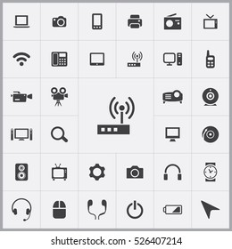 internet router icon. device icons universal set for web and mobile