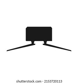 Vector de silueta de enrutador de Internet en casa. adecuado para materiales de diseño creativo como volantes y carteles.
