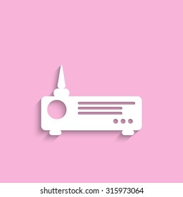 Internet router. Vector icon.