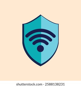 internet safety element design illustration