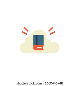 icono de la escuela de Internet. icono de aprendizaje en línea. perfecto para aplicaciones, web, logotipo y plantilla de presentación. diseño de icono estilo plano