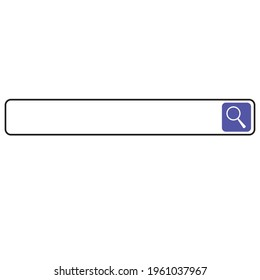 internet search box vector design