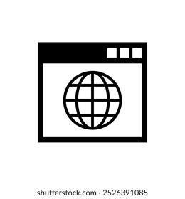 Ícone de página do mecanismo de pesquisa na Internet