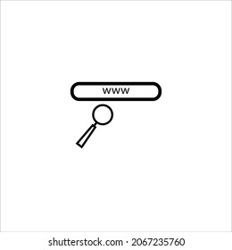 Internet-Suchsymbol, Vektorgrafik