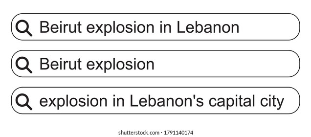 
Búsquedas en Internet sobre la explosión en Beirut, Líbano