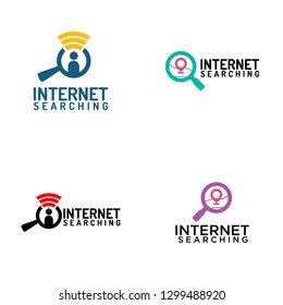 Internet Searching Logo Design