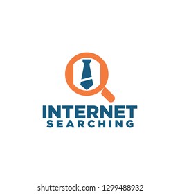 Internet Searching Logo Design Stock Vector (Royalty Free) 1299488932 ...