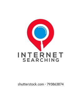 Internet Searching Logo Vector