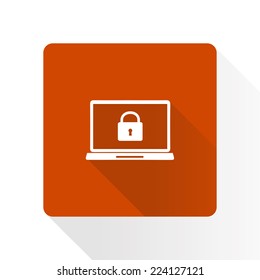 Internet security concept  icon. Identification and protection simbol.