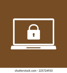 Internet security concept  icon. Identification and protection simbol.