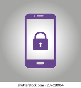 Internet security concept  icon. Identification and protection simbol.