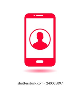 Internet security concept  icon. Identification and protection simbol.