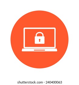 Internet security concept  icon. Identification and protection symbol.