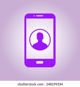 Internet security concept  icon. Identification and protection simbol.