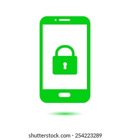 Internet security concept  icon. Identification and protection simbol.
