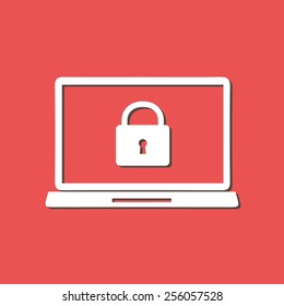 Internet security concept  icon. Identification and protection simbol.