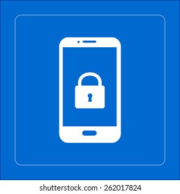 Internet security concept  icon. Identification and protection symbol.
