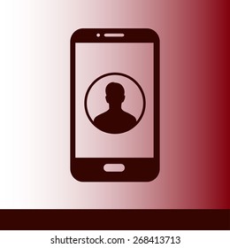 Internet security concept  icon. Identification and protection symbol.