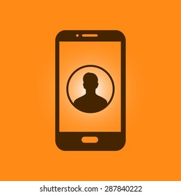 Internet security concept  icon. Identification and protection symbol.