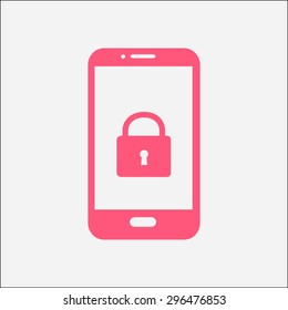Internet security concept  icon. Identification and protection symbol.