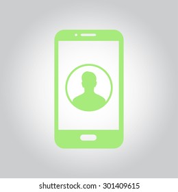 Internet security concept  icon. Identification and protection simbol.