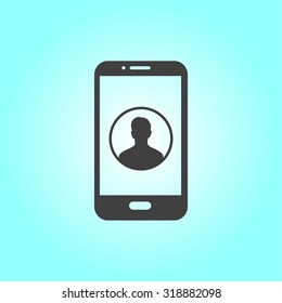 Internet security concept  icon. Identification and protection simbol.