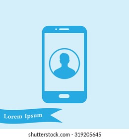 Internet security concept  icon. Identification and protection simbol.