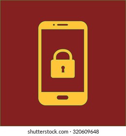 Internet security concept  icon. Identification and protection symbol.