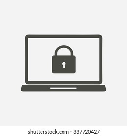 Internet security concept  icon. Identification and protection simbol.