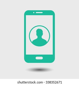 Internet security concept  icon. Identification and protection simbol.