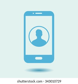 Internet security concept  icon. Identification and protection symbol.