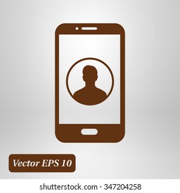 Internet security concept  icon. Identification and protection simbol.