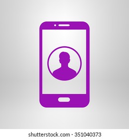 Internet security concept  icon. Identification and protection simbol.